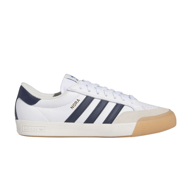 Nora 'White Collegiate Navy Gum'