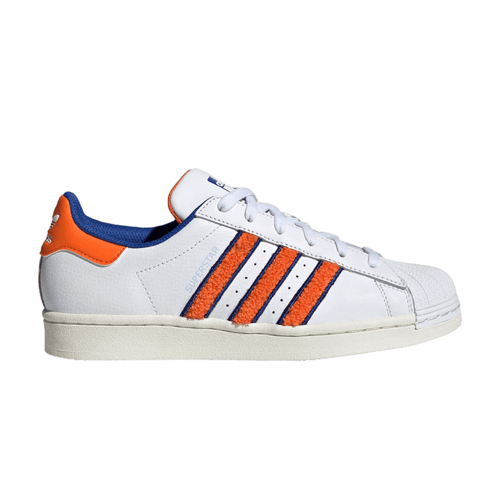 Wmns Superstar 'White Orange Royal Chenille'